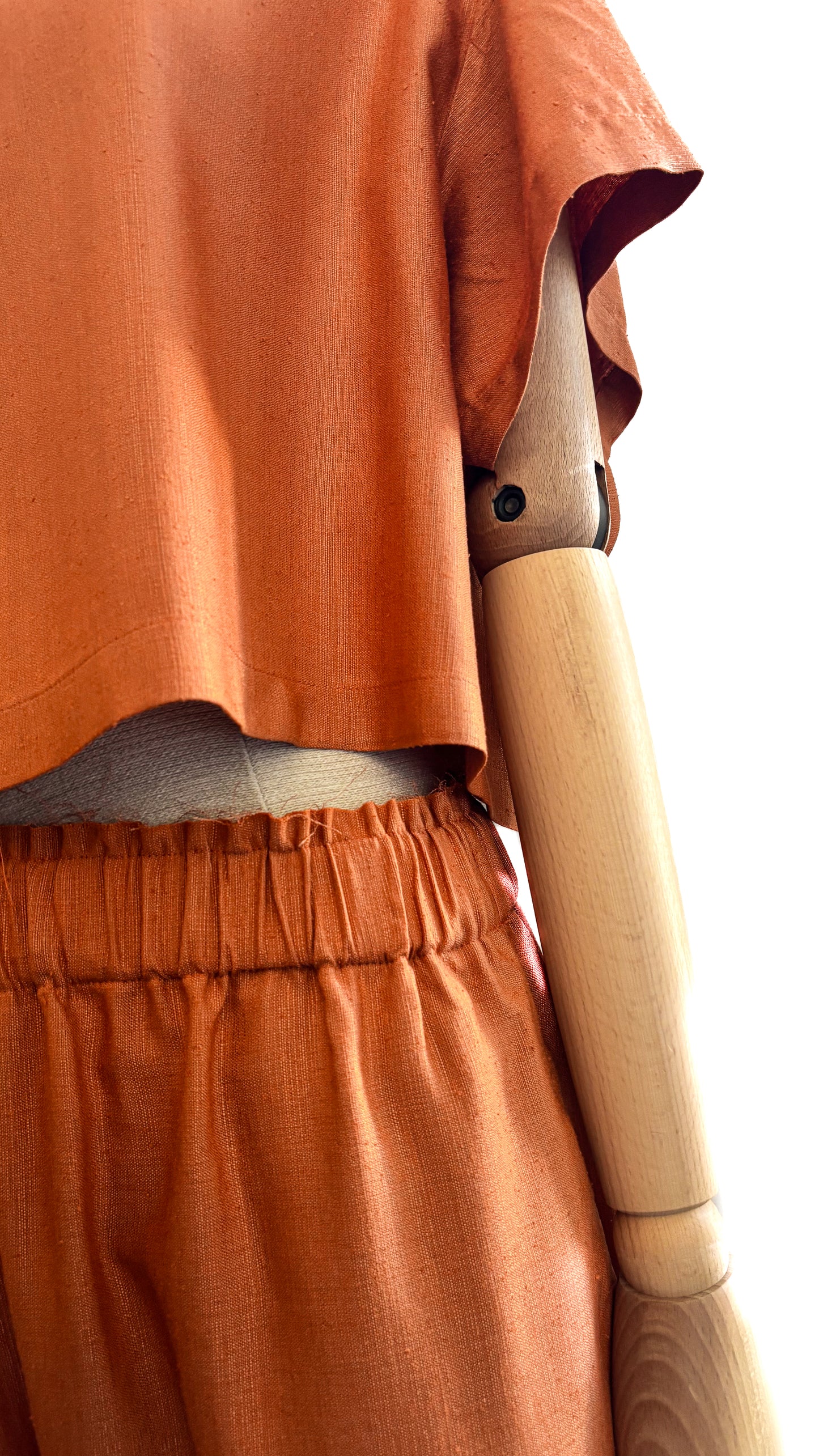 Blusa in blend di seta e viscosa