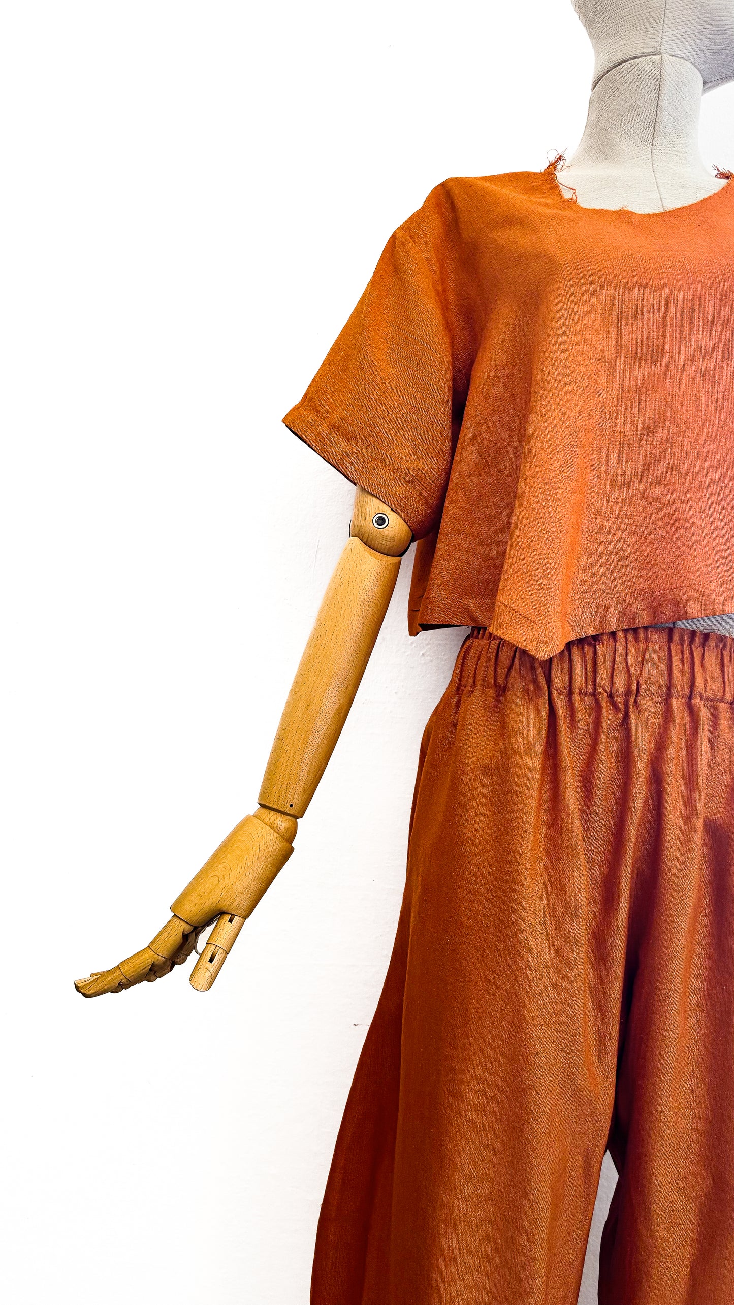 Blusa in blend di seta e viscosa