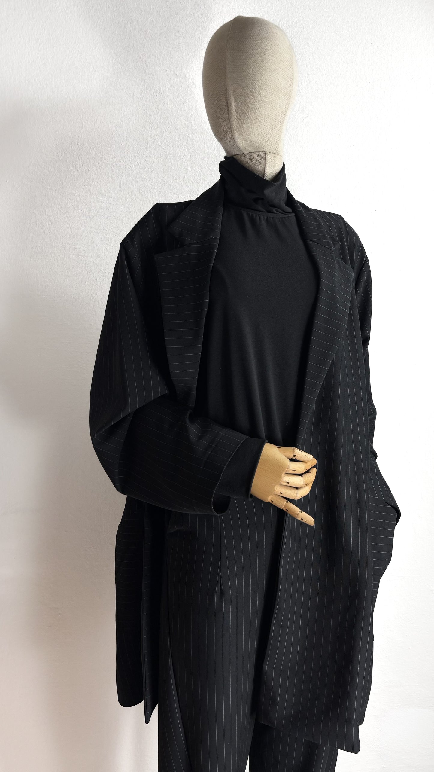 Giaccone oversize in Jersey punto Milano