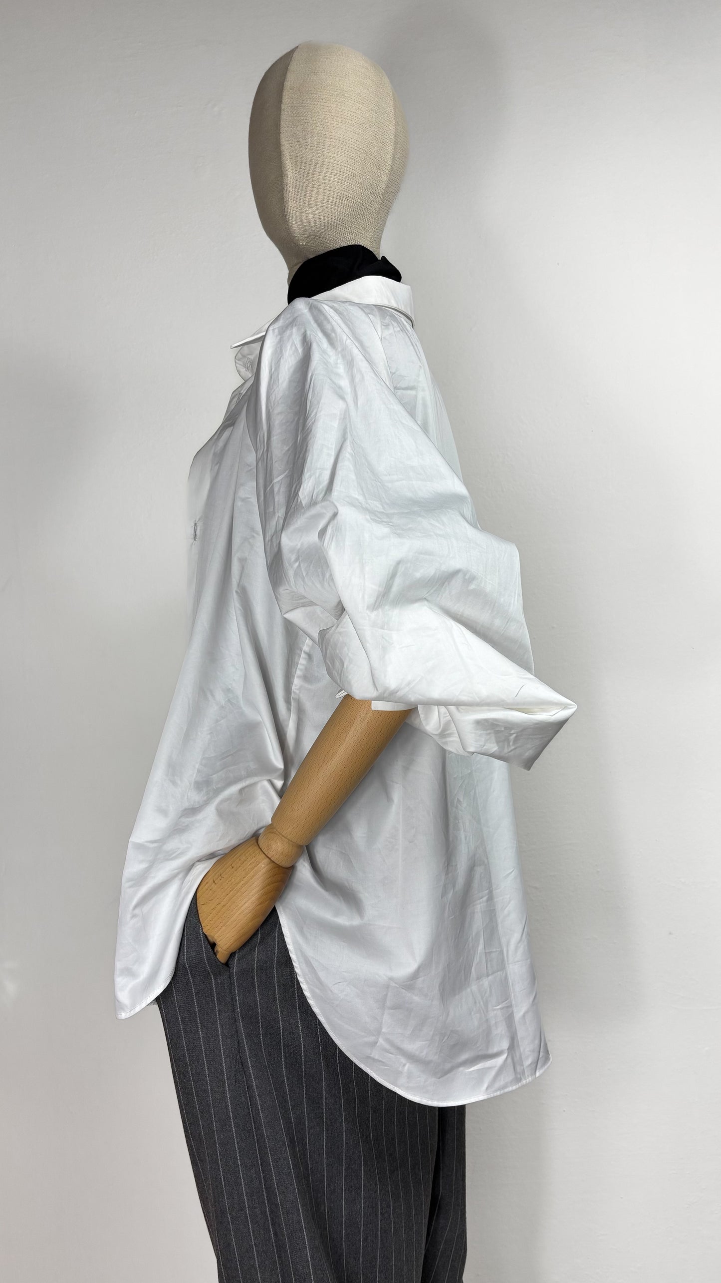 Camicia con manica raglan