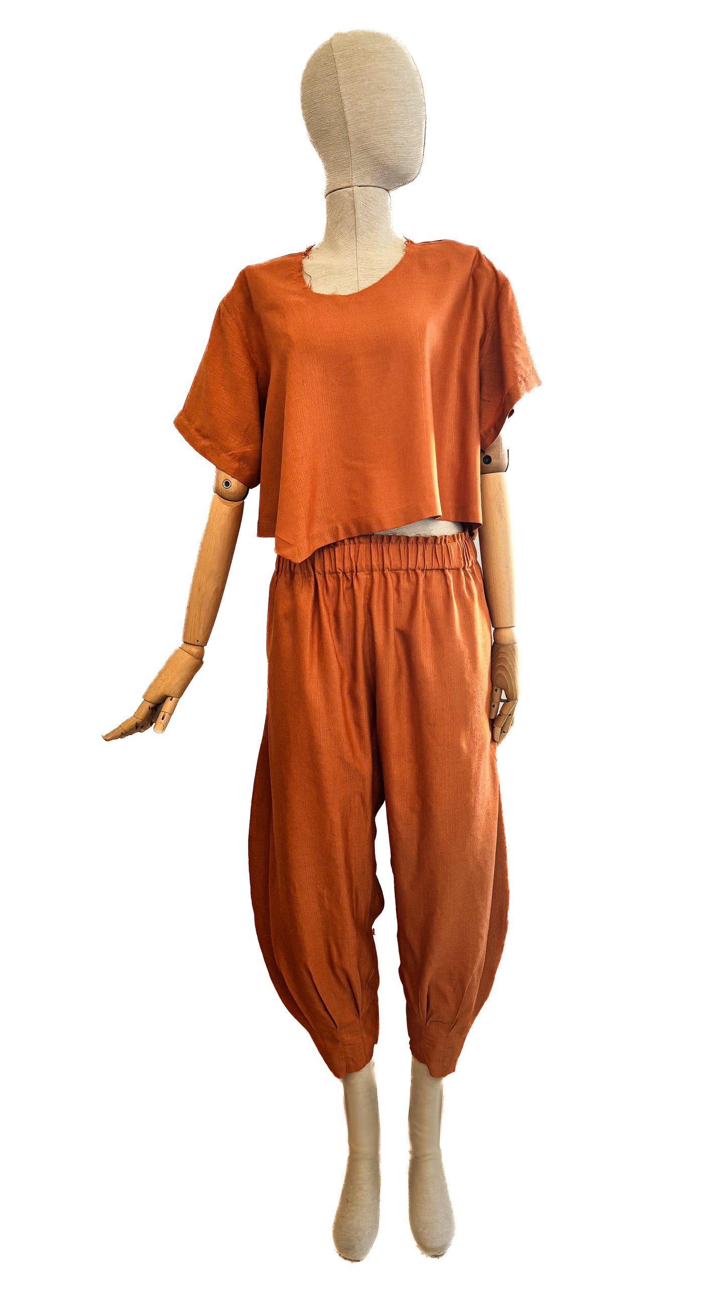 Blusa in blend di seta e viscosa