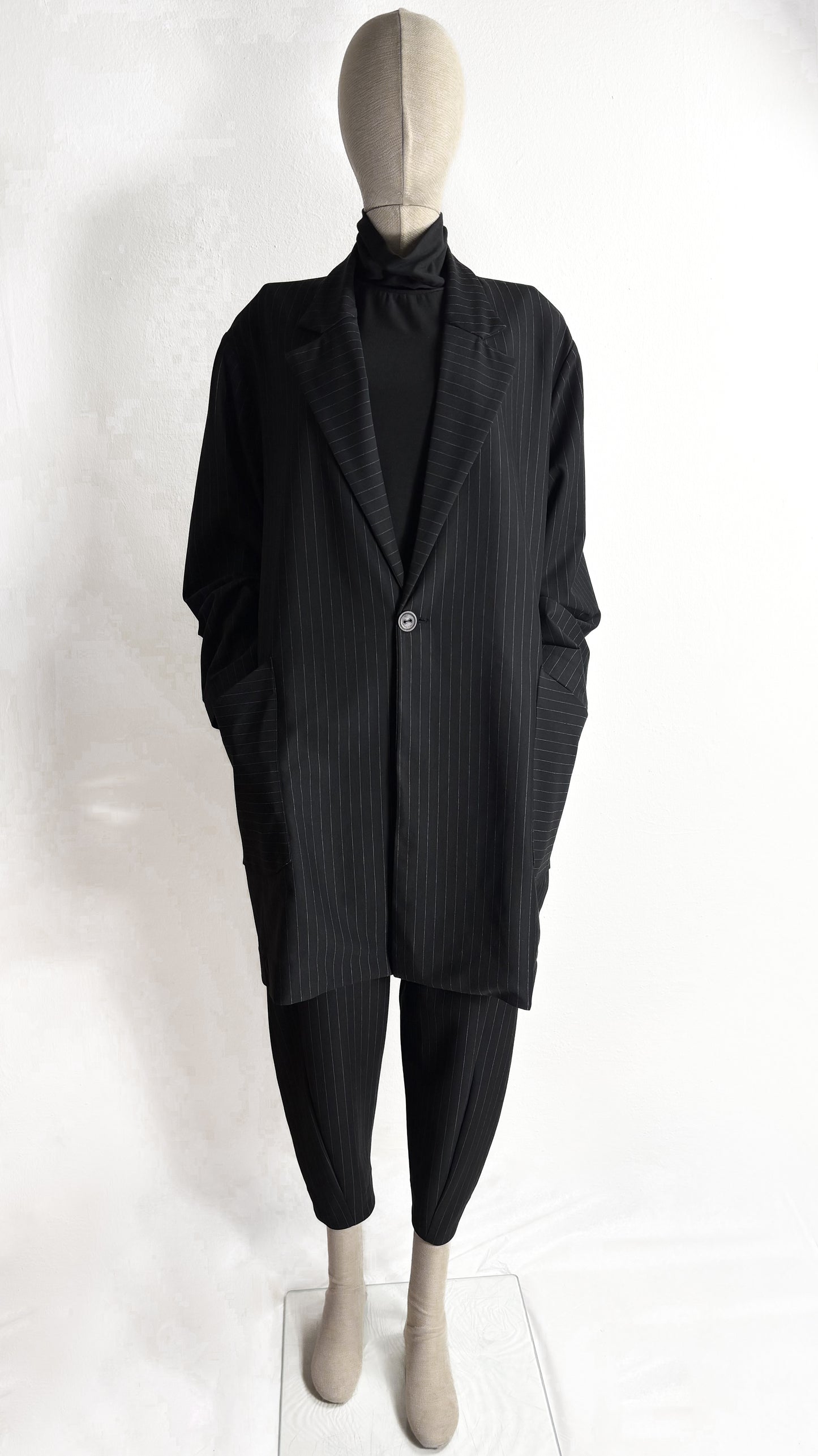 Giaccone oversize in Jersey punto Milano