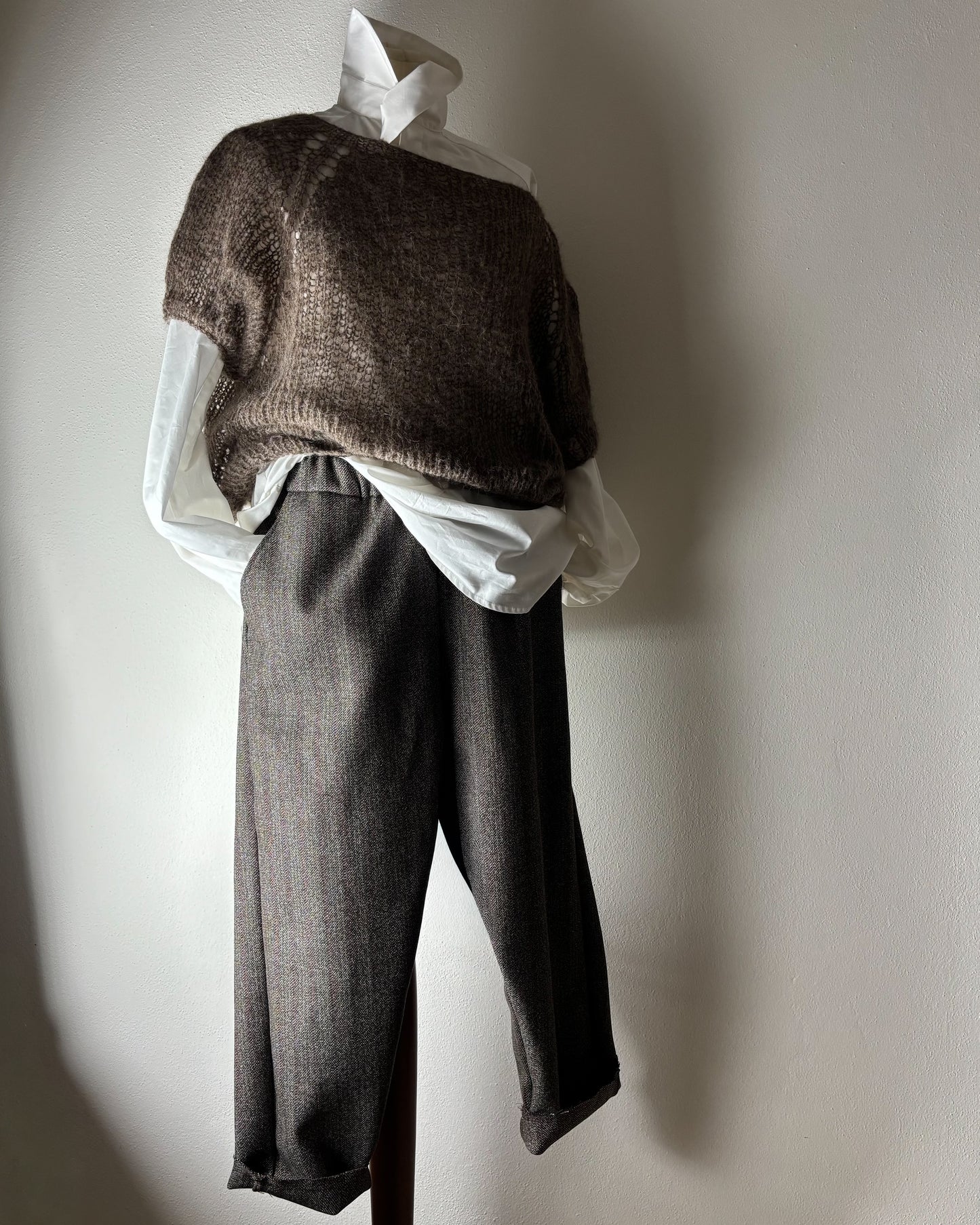 Pantaloni in tweed vintage