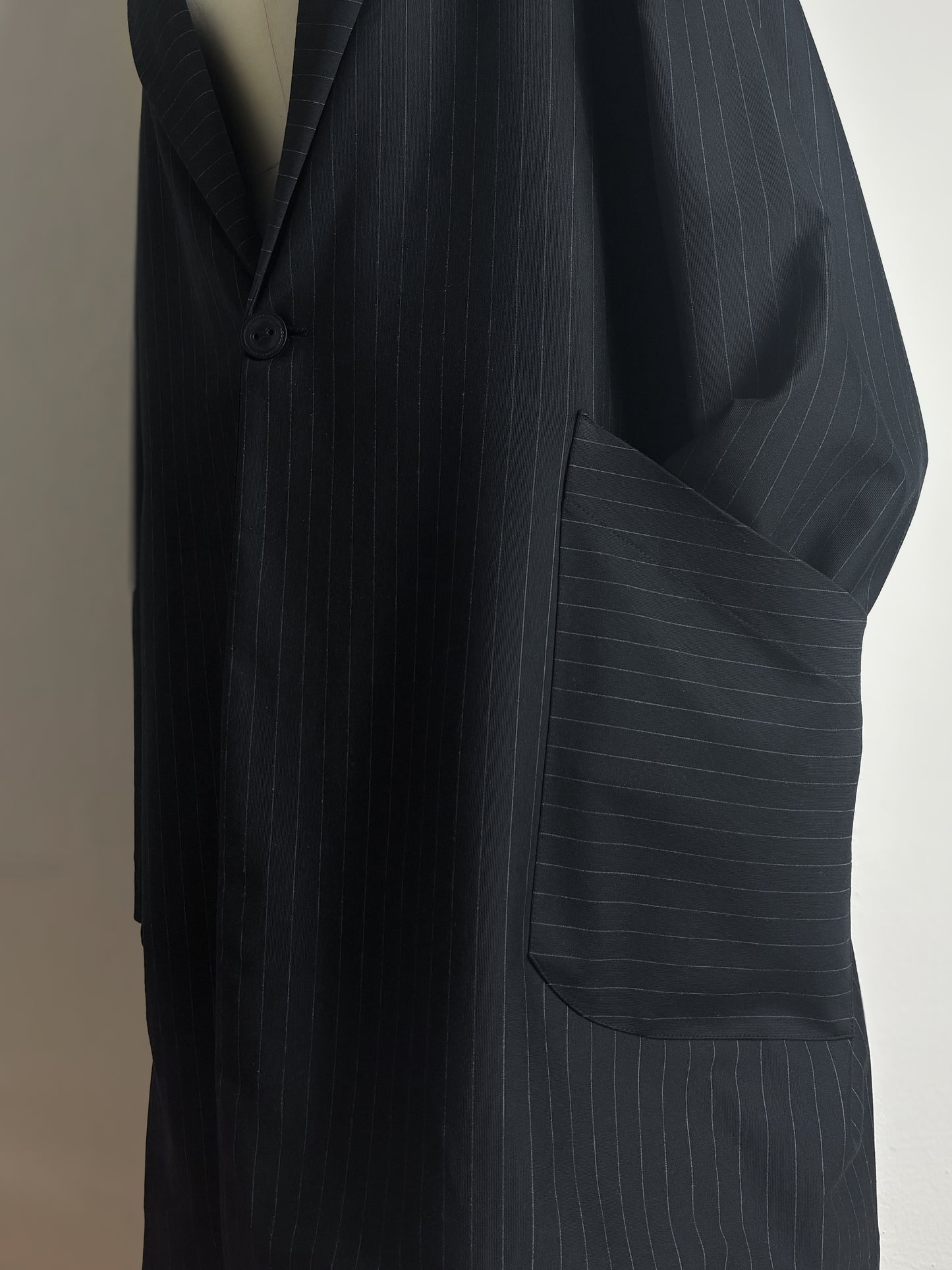 Giaccone oversize in Jersey punto Milano