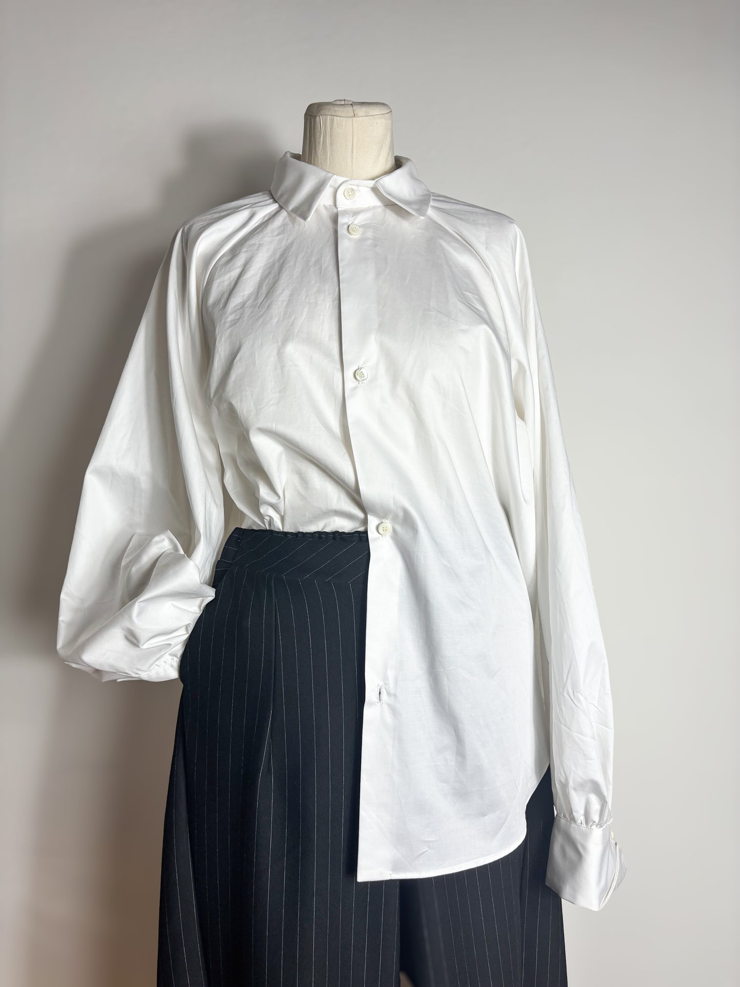 Camicia con manica raglan