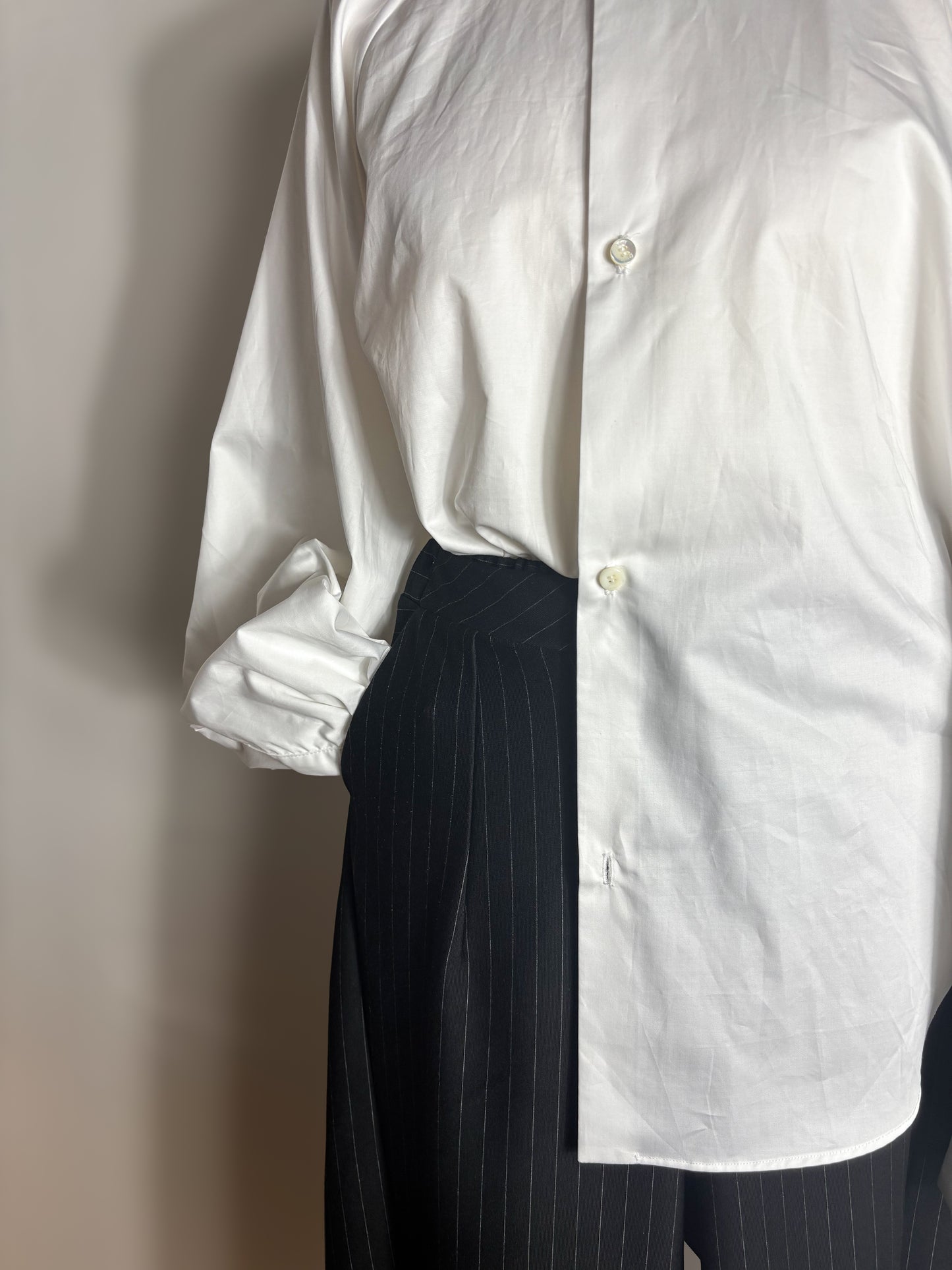 Camicia con manica raglan