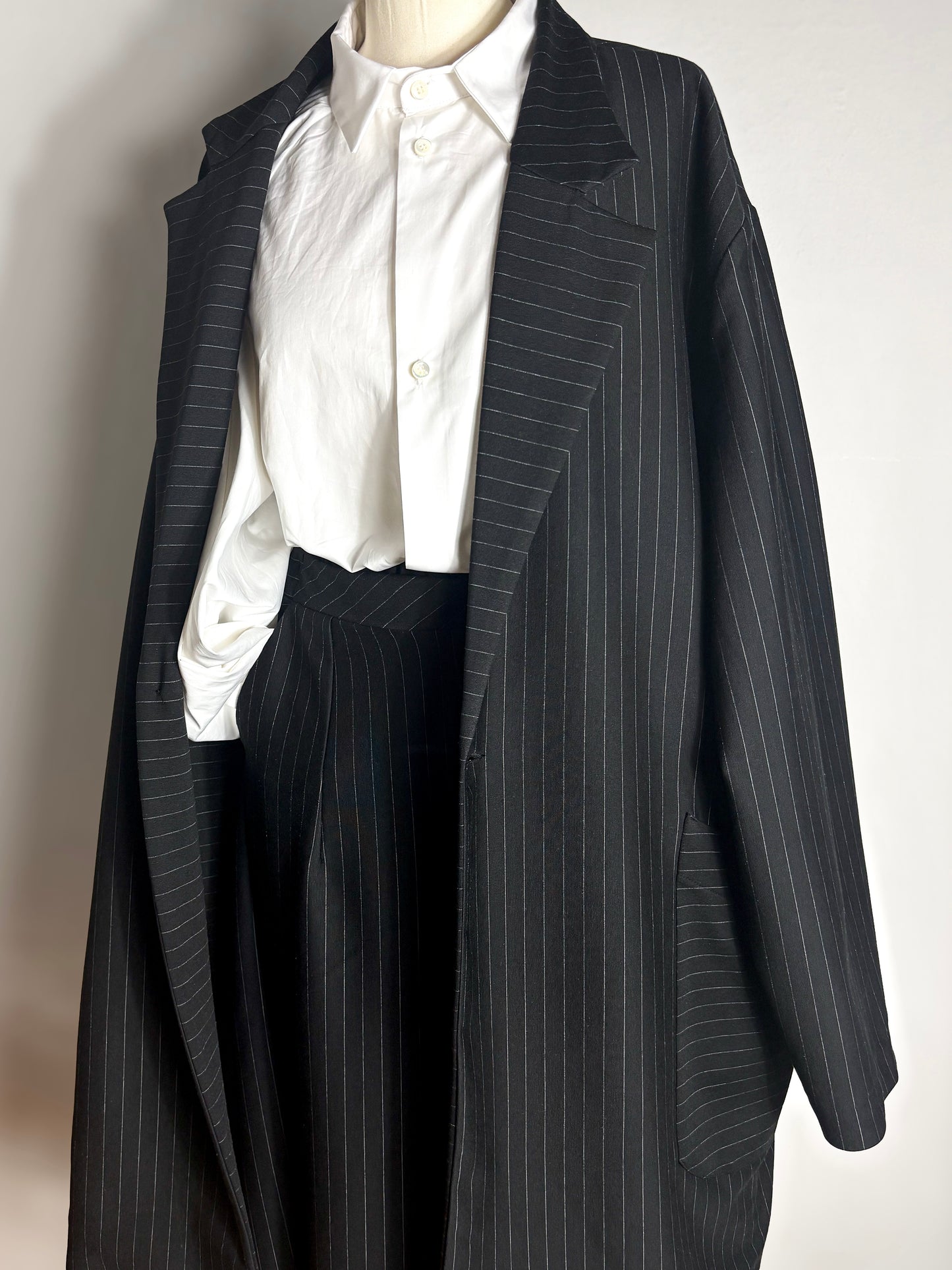 Giaccone oversize in Jersey punto Milano