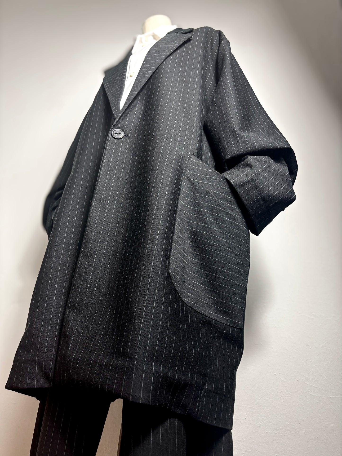 Giaccone oversize in Jersey punto Milano