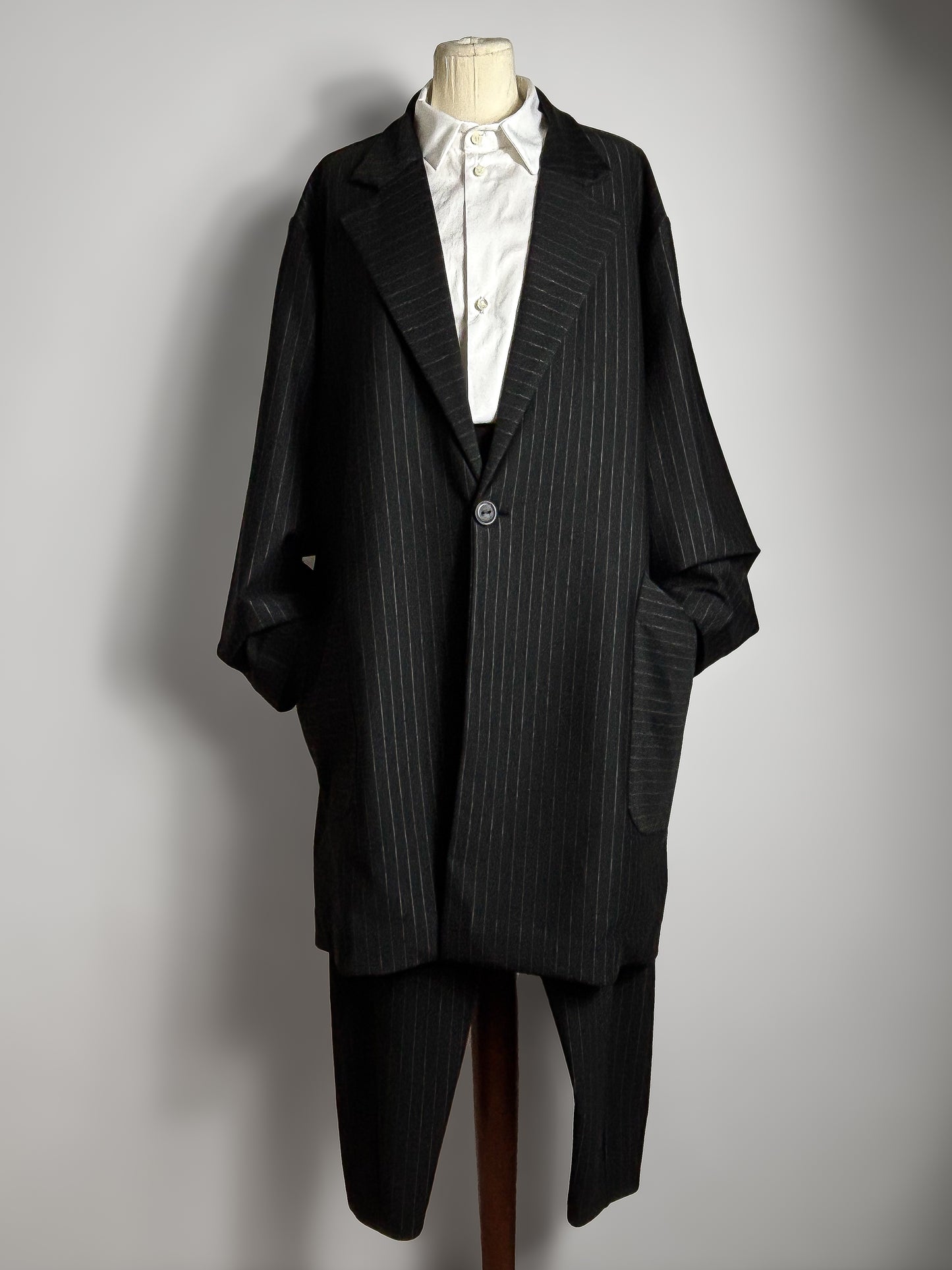 Giaccone oversize in Jersey punto Milano